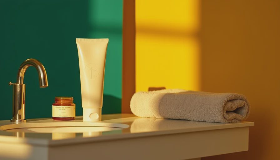 Visual context for retinol eye cream