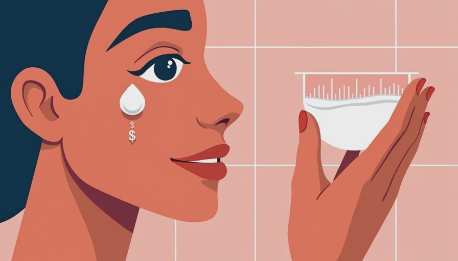 Illustration for moisturizer cost per ounce
