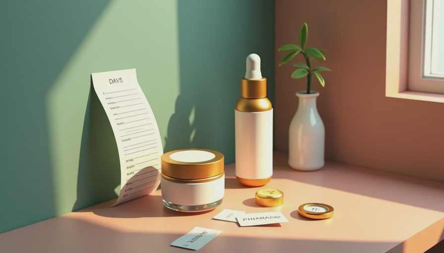 Illustration for drugstore vs luxury skincare