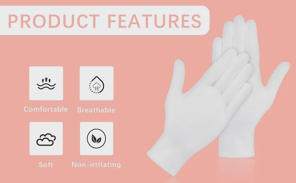 36 Pairs of White Cotton Gloves for Dry Hands — Here's the Real Cost Per Wear