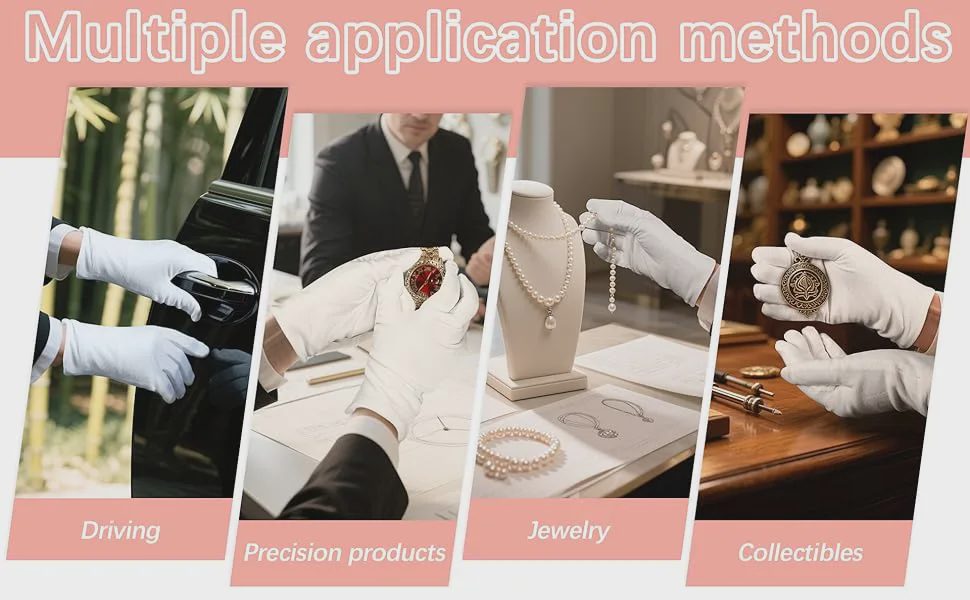 Other uses: driving, handling precision items, jewelry, collectibles