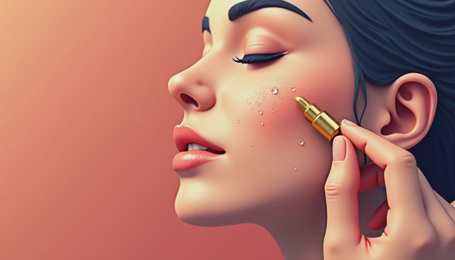 Visual context for professional skincare products